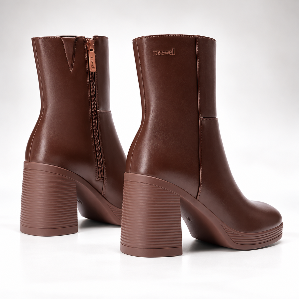 Chunky Heel Ankle Boots