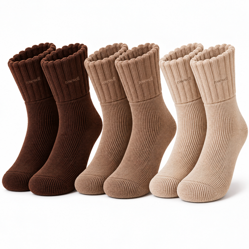 3 Pairs | Cozy Ribbed Socks